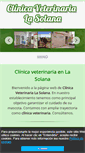 Mobile Screenshot of clinicaveterinarialasolana.com